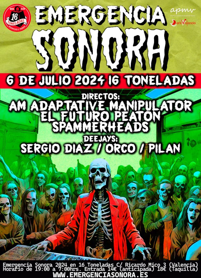 Cartel de Emergencia Sonora 2024 - conciertos