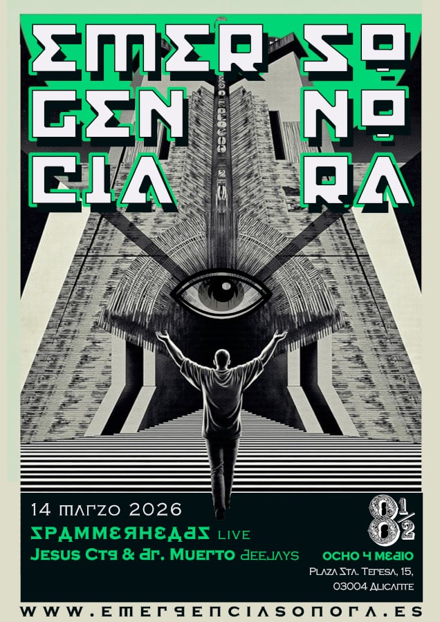 Cartel general de presentación de Emergencia Sonora 2026 en Alicante